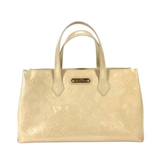 Pre-owned Fabric louis-vuitton-bags Louis Vuitton Vintage , Beige , Da...