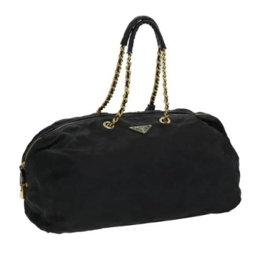 Pre-owned Nylon handbags Prada Vintage , Black , Dames