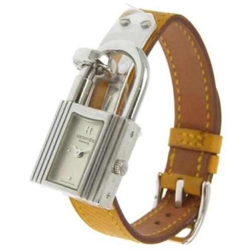 Pre-owned Silver watches Hermès Vintage , Gray , Dames