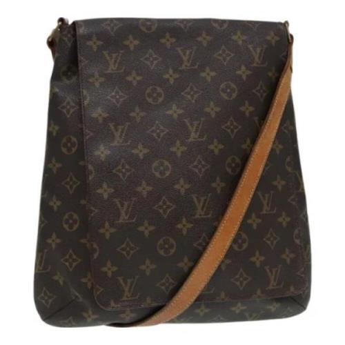 Pre-owned Canvas shoulder-bags Louis Vuitton Vintage , Brown , Dames