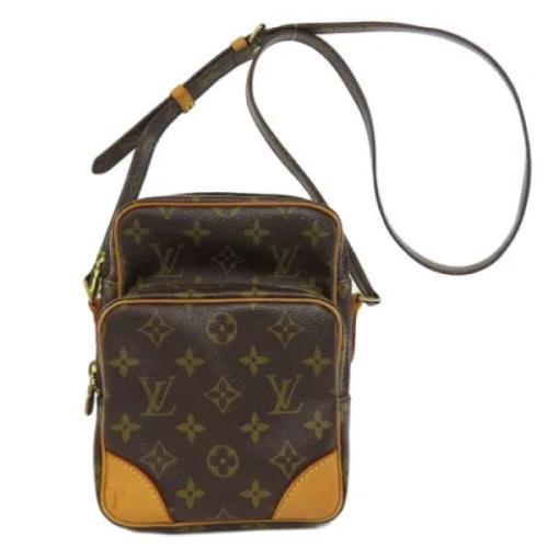 Pre-owned Fabric louis-vuitton-bags Louis Vuitton Vintage , Brown , Da...