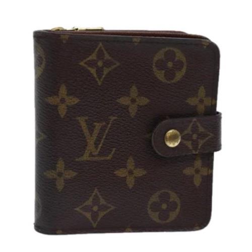 Pre-owned Canvas wallets Louis Vuitton Vintage , Brown , Dames