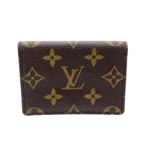 Pre-owned Fabric wallets Louis Vuitton Vintage , Brown , Heren