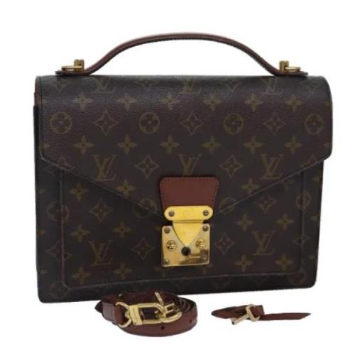 Pre-owned Canvas louis-vuitton-bags Louis Vuitton Vintage , Brown , Da...