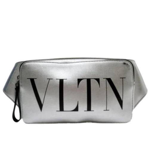 Pre-owned Leather crossbody-bags Valentino Vintage , Gray , Dames