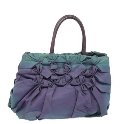 Pre-owned Nylon handbags Prada Vintage , Purple , Dames