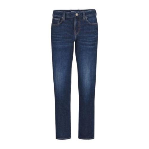 Slim Fit Lage Taille Denim Jeans Guess , Blue , Heren