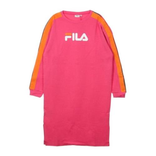 Geknoopte Crew Damesjurk in Roze Fila , Pink , Dames