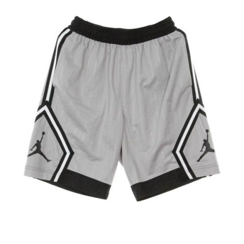 Gestreepte Basketbalshorts Grijs/Zwart Jordan , Gray , Heren