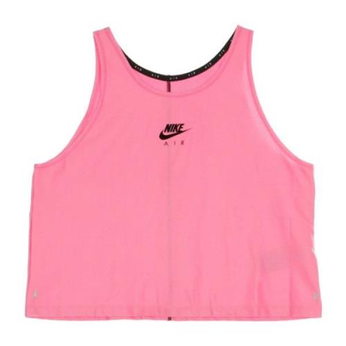 Air Tank Top in Pinksicle/Zwart Nike , Pink , Dames