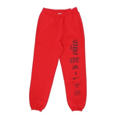 Chicago Bulls Fleece Trainingsbroek Nike , Red , Heren