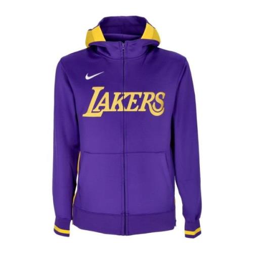 NBA Showtime Lichtgewicht Zip Hoodie Nike , Purple , Heren