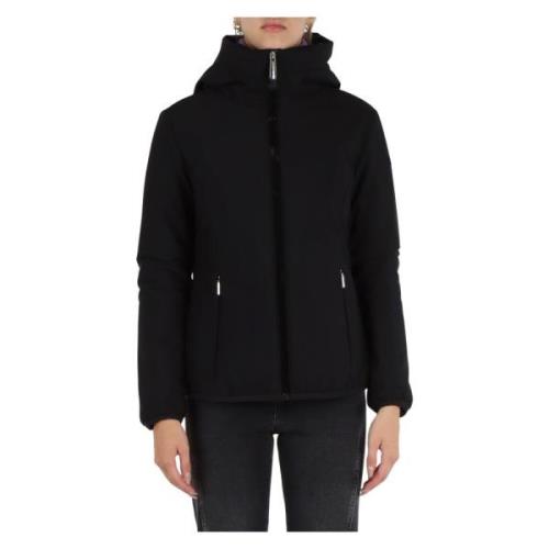 Capuchon Stretch Stof Jas Padme Freedomday , Black , Dames