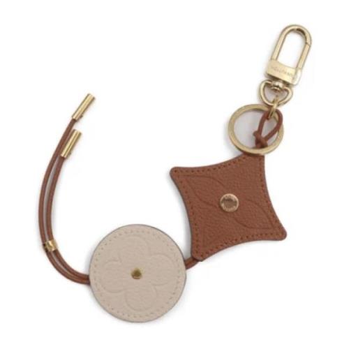 Pre-owned Fabric key-holders Louis Vuitton Vintage , Brown , Dames