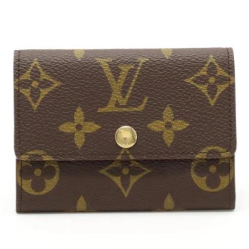 Pre-owned Canvas wallets Louis Vuitton Vintage , Brown , Dames