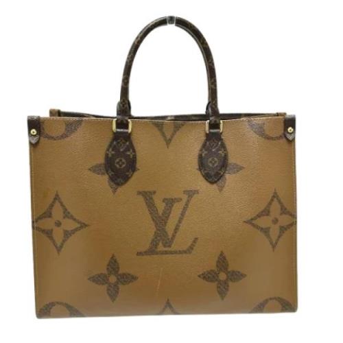 Pre-owned Fabric louis-vuitton-bags Louis Vuitton Vintage , Brown , Da...