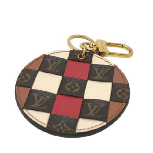 Pre-owned Leather key-holders Louis Vuitton Vintage , Brown , Dames