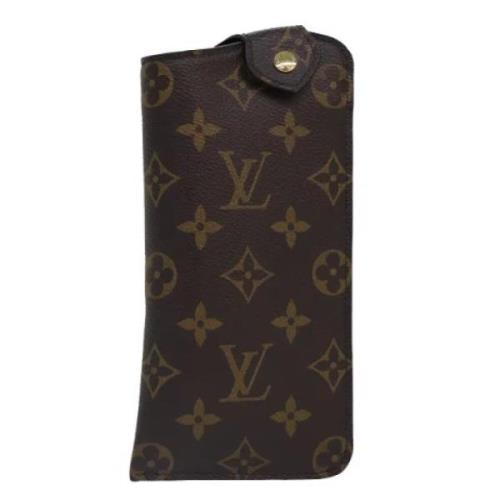 Pre-owned Canvas pouches Louis Vuitton Vintage , Brown , Dames