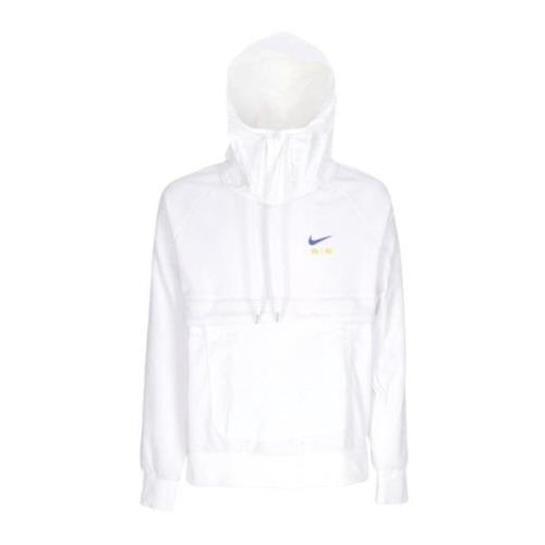 Winter Hoodie Wit/Geel Nike , White , Heren