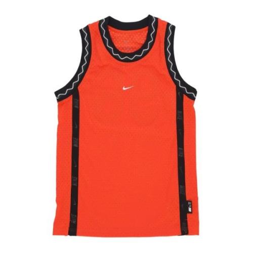 Premium Basketbalshirt Rood/Wit Nike , Brown , Heren