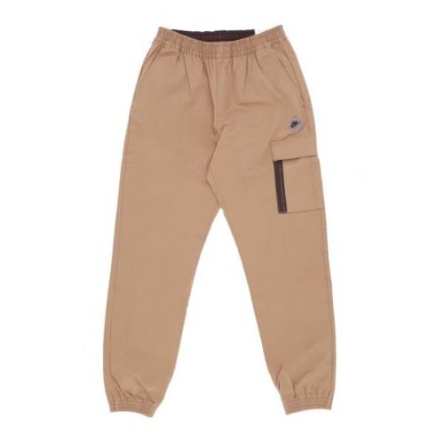 Utility Geweven Sportkleding Broek Nike , Brown , Heren