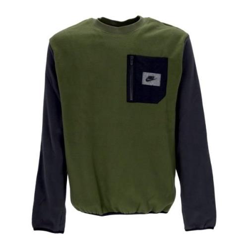 Sportswear Crewneck Sweatshirt Polar Fleece Nike , Green , Heren