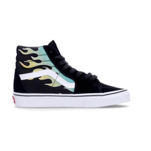 Glow Flame Hoge Top Sneakers Vans , Black , Heren