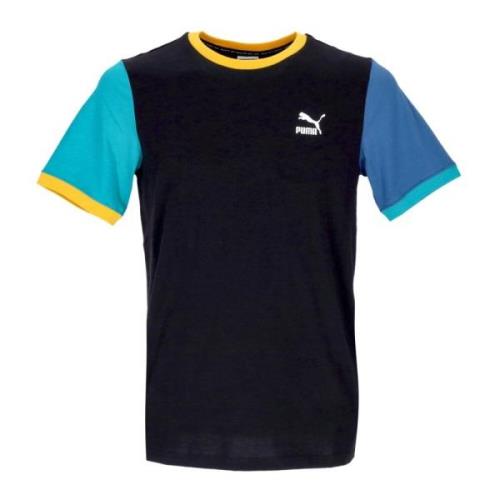 Klassieke Blok Tee Heren T-Shirt Puma , Black , Heren