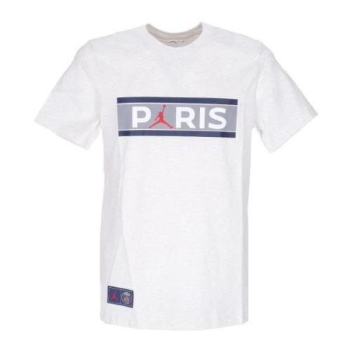 Paris Saint Germain Tee Heren T-shirt Jordan , Gray , Heren