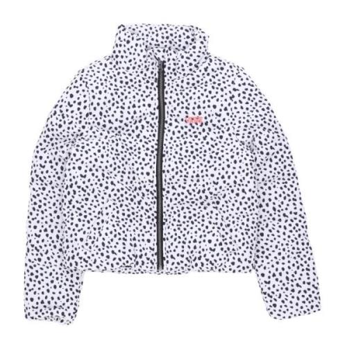 Dierenprint Puffer Donsjas Vans , White , Dames