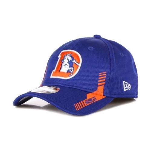 Denver Broncos Gebogen Klep Pet NFL Teamkleuren New Era , Blue , Heren