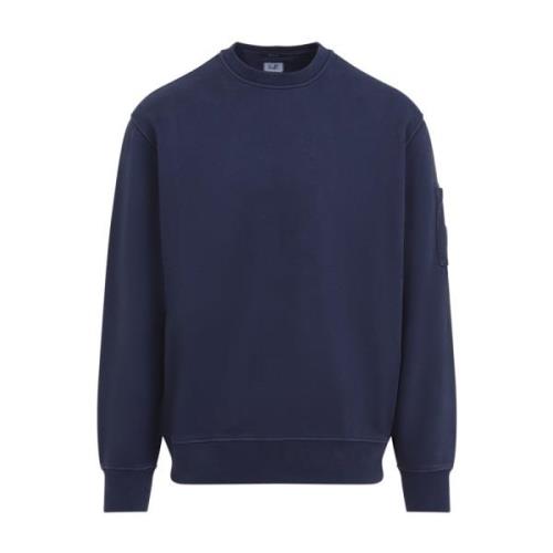 Blauwe Sweatshirt Aw24 Herenmode C.p. Company , Blue , Heren