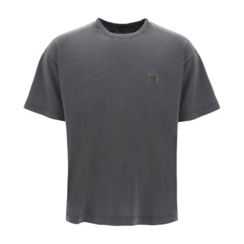 Vintage Nelson T-Shirt Carhartt Wip , Gray , Heren