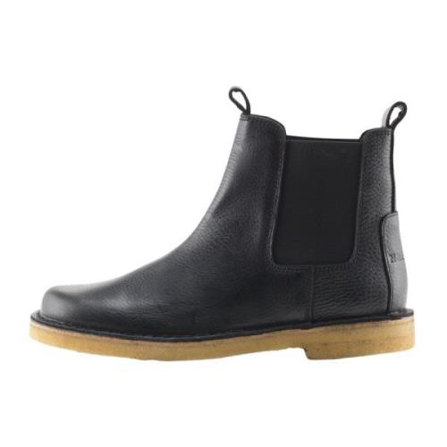 Handgemaakte Leren Chelsea Boot Laura Nature Footwear , Black , Dames