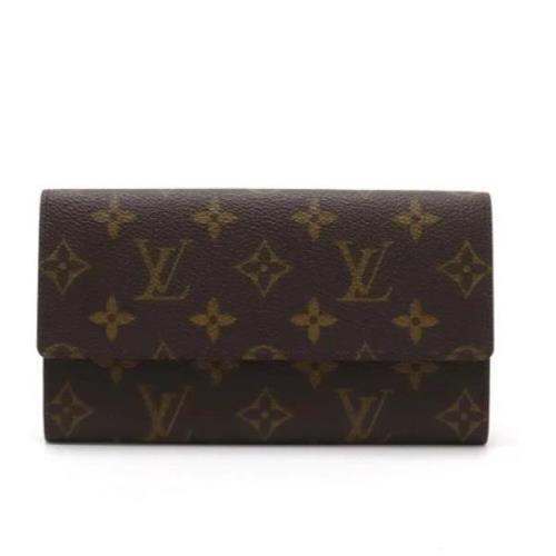 Pre-owned Canvas wallets Louis Vuitton Vintage , Brown , Dames