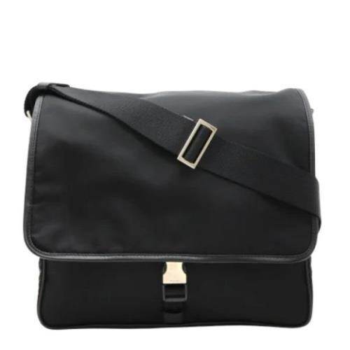 Pre-owned Leather prada-bags Prada Vintage , Black , Dames