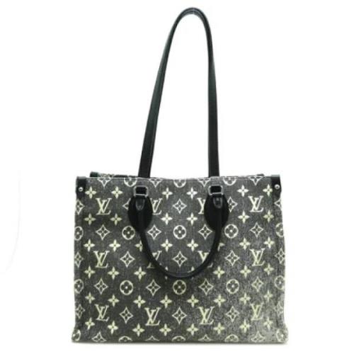 Pre-owned Fabric louis-vuitton-bags Louis Vuitton Vintage , Gray , Dam...