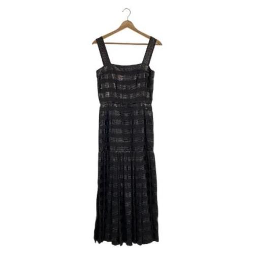 Pre-owned Silk dresses Chanel Vintage , Black , Dames