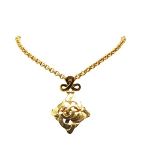 Pre-owned Metal chanel-jewelry Chanel Vintage , Yellow , Dames