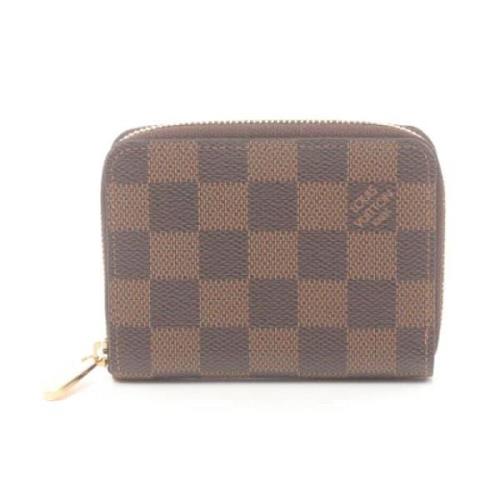 Pre-owned Canvas wallets Louis Vuitton Vintage , Brown , Dames