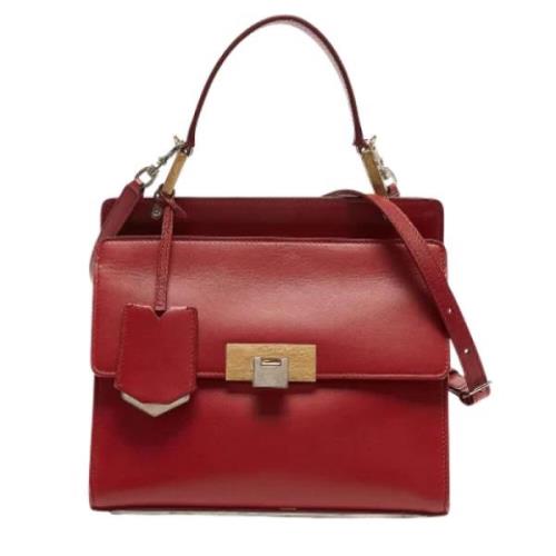 Pre-owned Leather balenciaga-bags Balenciaga Vintage , Red , Dames