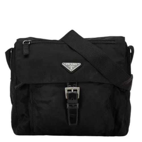 Pre-owned Nylon prada-bags Prada Vintage , Black , Dames