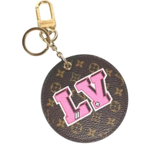 Pre-owned Fabric key-holders Louis Vuitton Vintage , Brown , Dames