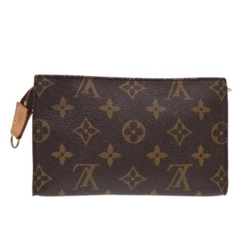 Pre-owned Canvas pouches Louis Vuitton Vintage , Brown , Dames