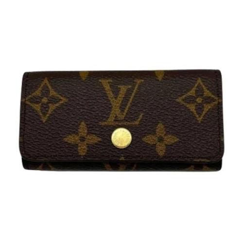 Pre-owned Fabric key-holders Louis Vuitton Vintage , Brown , Dames