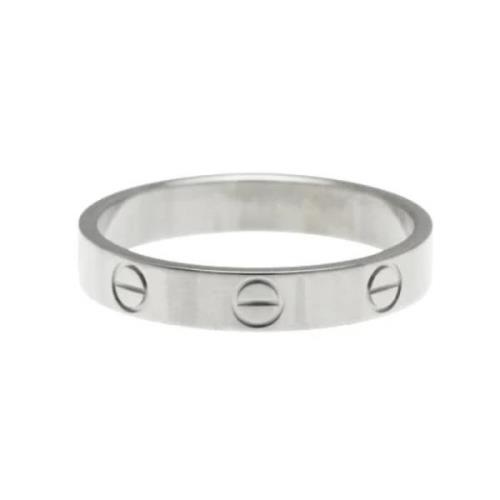 Pre-owned White Gold rings Cartier Vintage , Gray , Dames