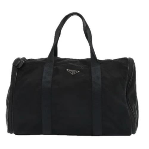 Pre-owned Canvas travel-bags Prada Vintage , Black , Dames