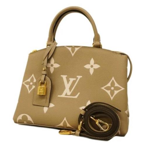 Pre-owned Fabric louis-vuitton-bags Louis Vuitton Vintage , Beige , Da...