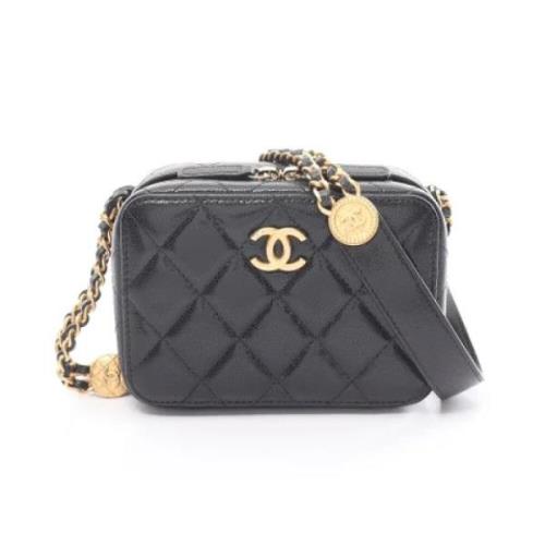 Pre-owned Canvas chanel-bags Chanel Vintage , Black , Dames