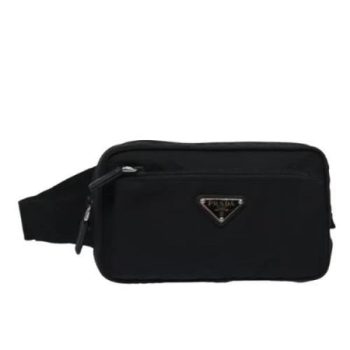 Pre-owned Fabric shoulder-bags Prada Vintage , Black , Dames